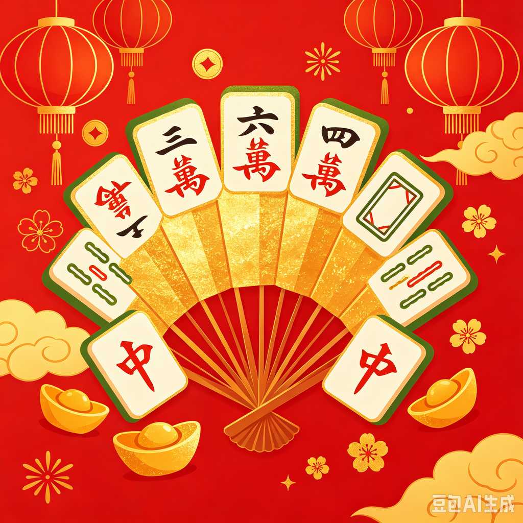 gradient color mahjong tiles