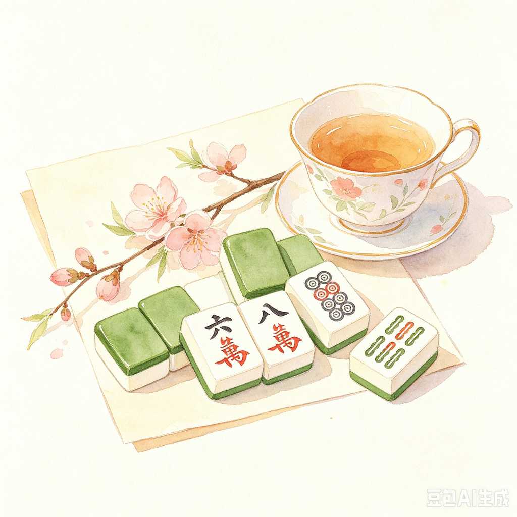 simulated ivory mahjong set