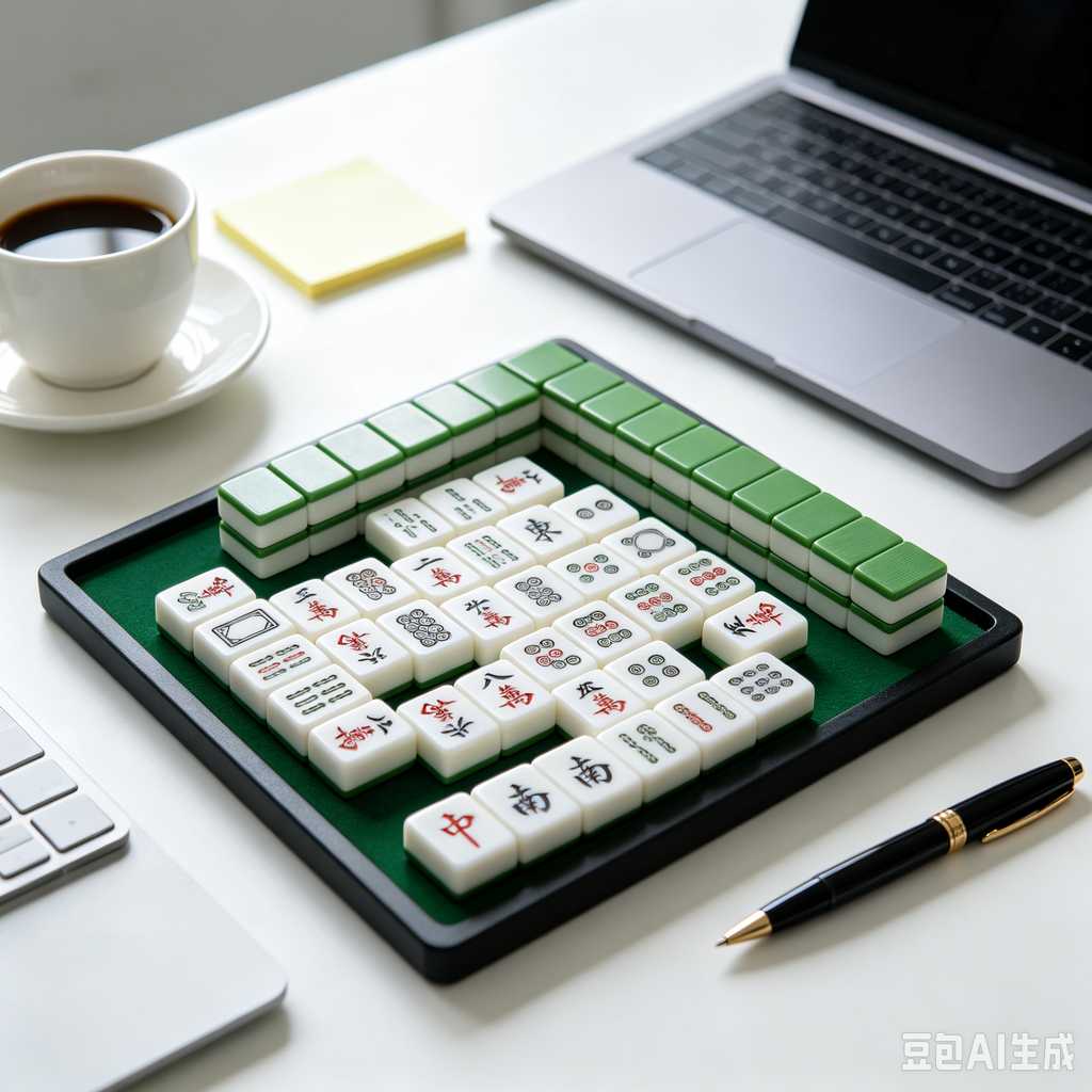custom logo printed mahjong tiles