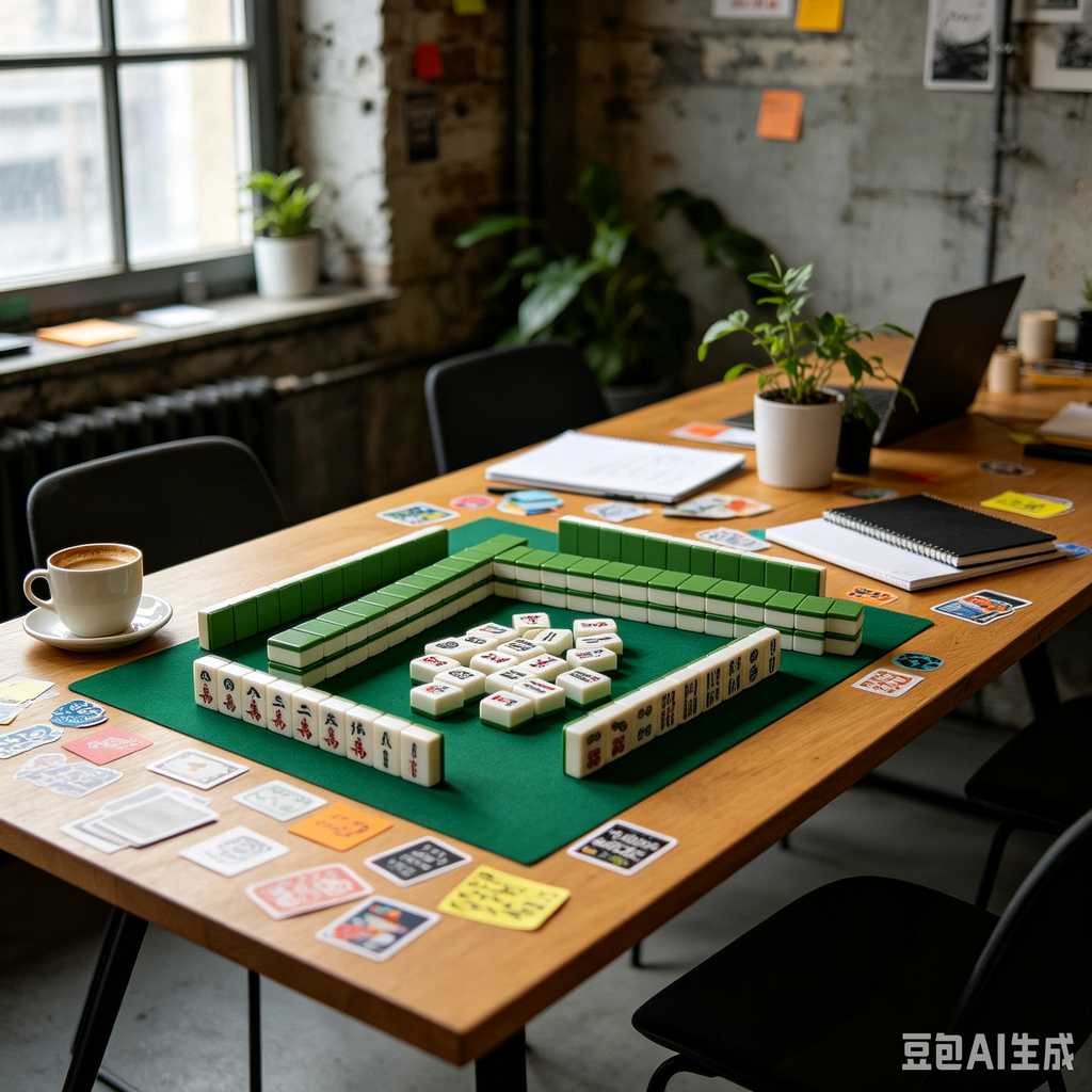 custom pattern art mahjong set