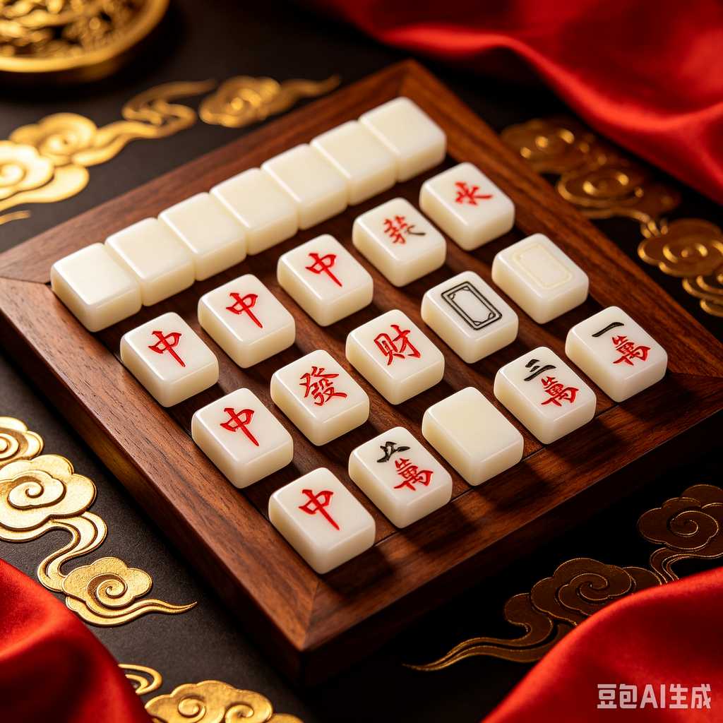 stable print mahjong set